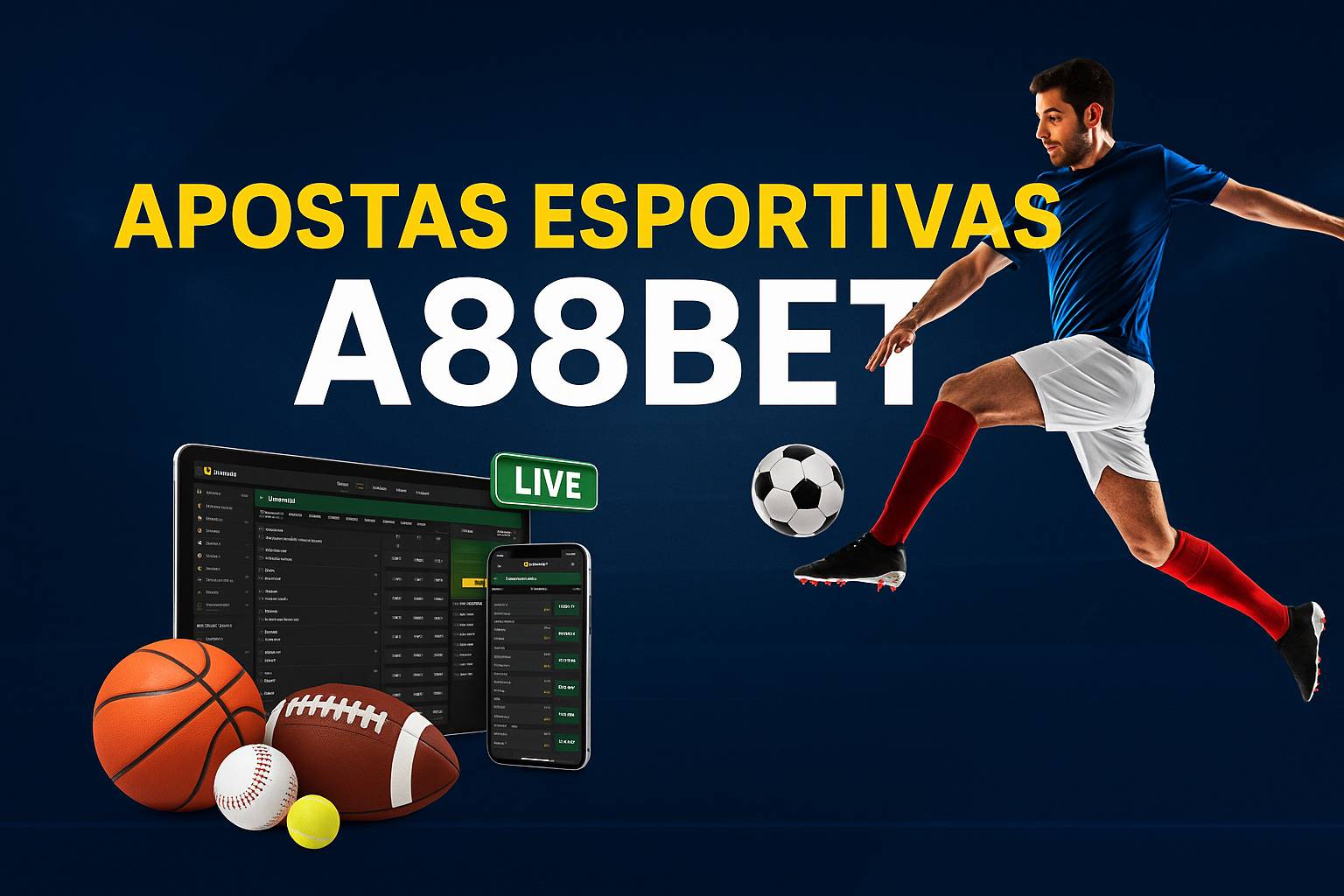 Aposte em apostas esportivas no cassino online A88BET